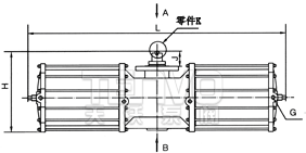 AW系列气动执行器结构图