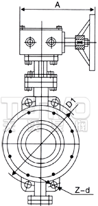 对夹式日标蝶阀结构图