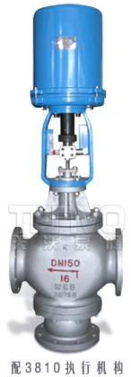 配3810三通分流调节阀实物图