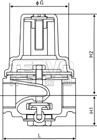 YZ11X支管减压阀结构图