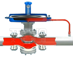 自力式差压/微压调节阀示意图