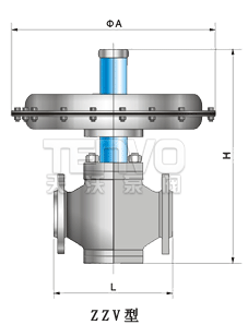 ZZV自力式微压调节阀结构图