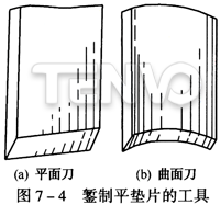 錾制平垫片的工具