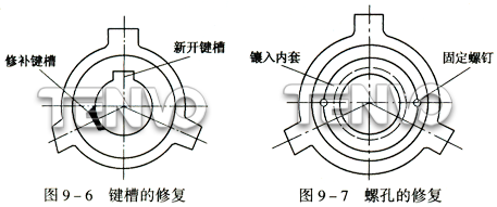 键槽和螺孔的修复